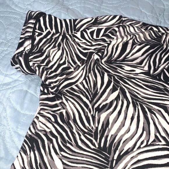 Studio Badger Mischka Zebra Print Pajama Set Women S 100% Cotton - Picture 5 of 11